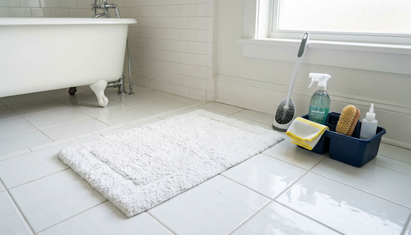 Entretien facile : conseils pour nettoyer efficacement votre tapis de bain